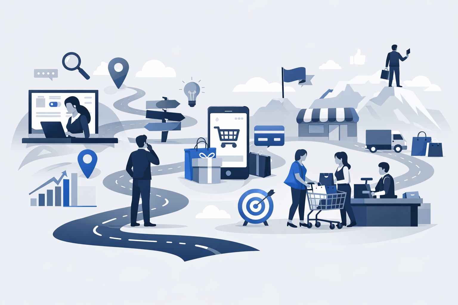 Etapas del buyer journey sin teoría necesaria